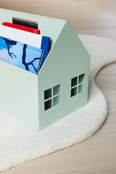 House-shaped Book Storage Container