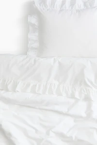 Flounced Single Duvet Cover Set