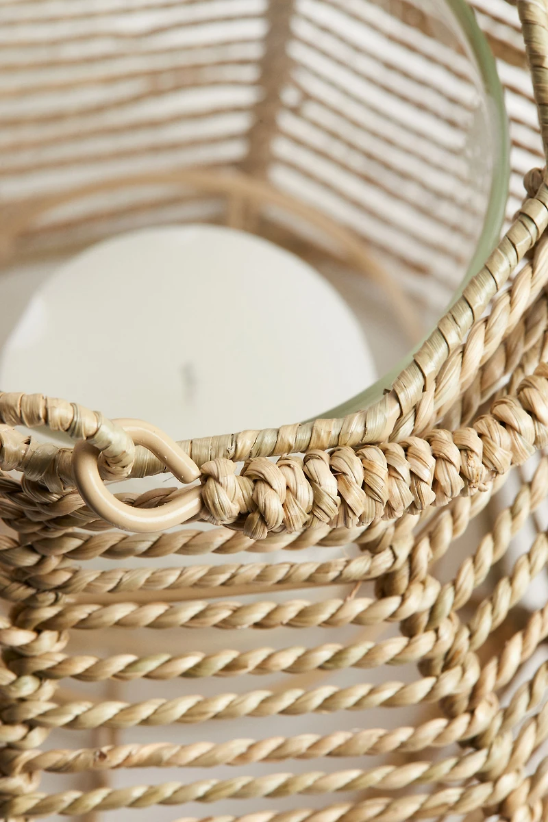 Seagrass Candle Lantern