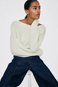 Boat-Neck Sweater