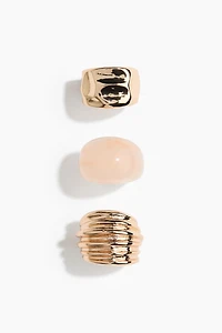 3-Pack Chunky Rings