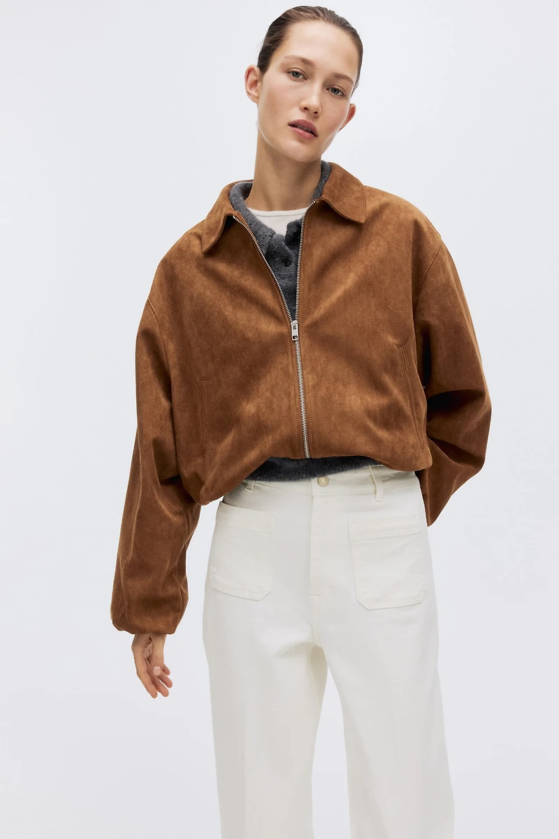 Jean large taille haute