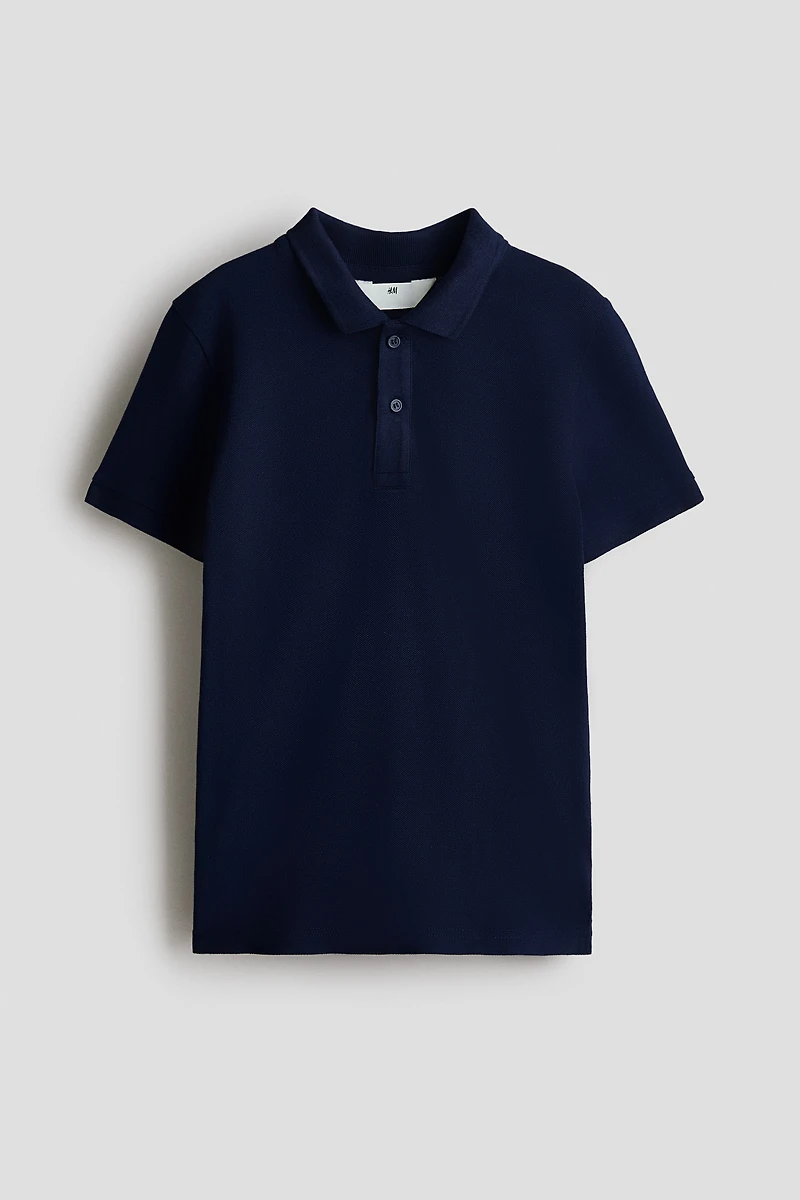 Cotton Pique Polo Shirt
