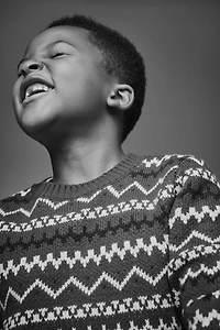 Jacquard-Knit Sweater