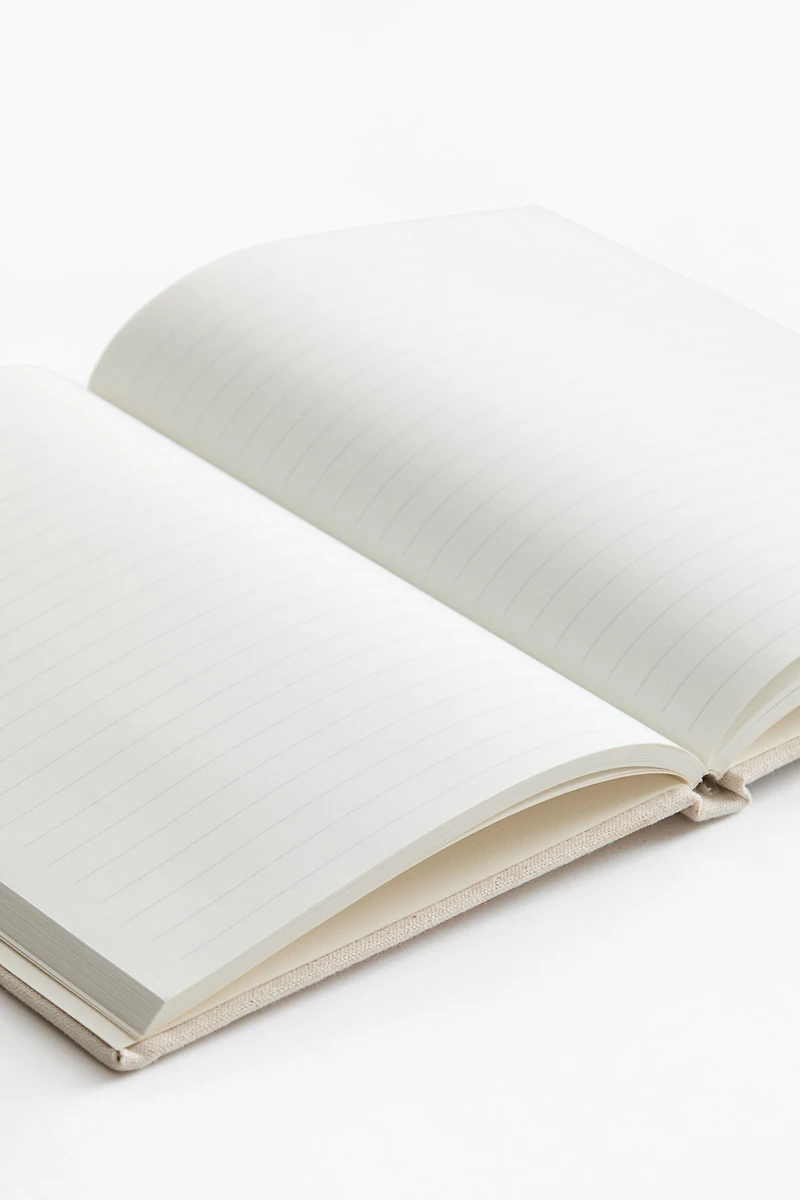 Carnet de notes A5 avec couverture en coton