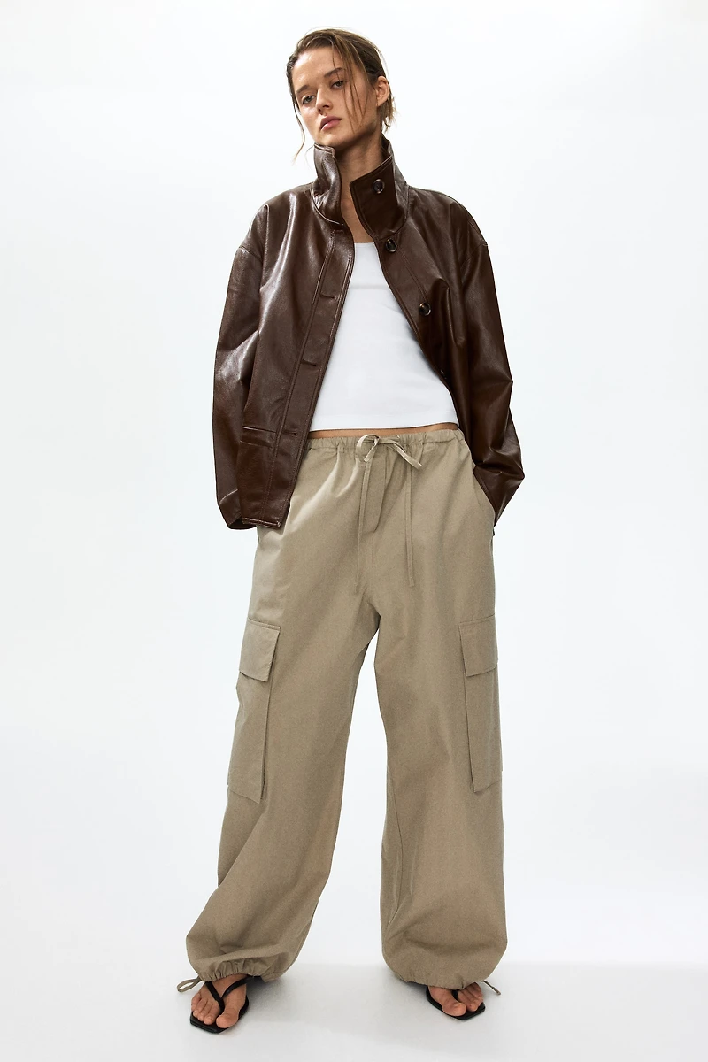 Oversized Peplum Jacket