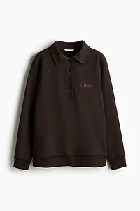 Sweatshirt with Collar