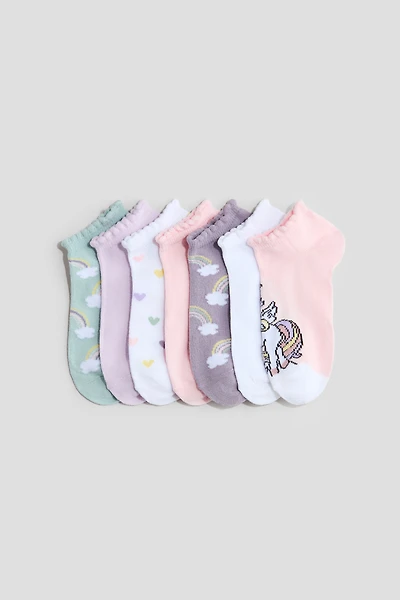 Lot de 7 paires chaussettes invisibles