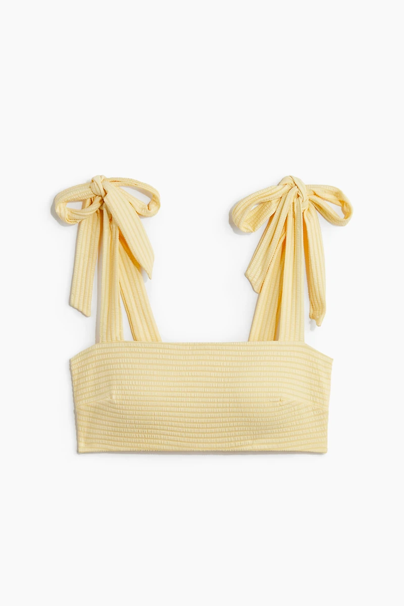 Padded Tie-Strap Bikini Top