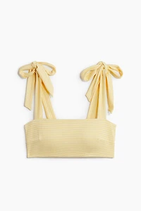 Padded Tie-Strap Bikini Top