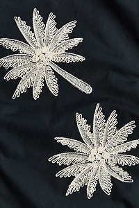 Robe cafetan brodée