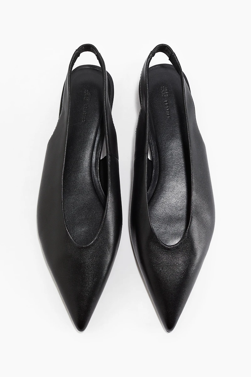 Leather Slingbacks