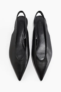 Leather Slingbacks