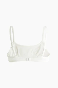 Soft Ribbed Cotton Bra