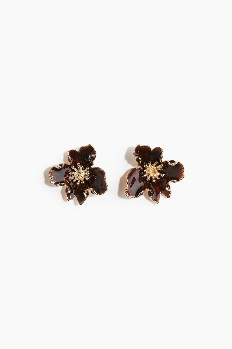 Flower-Shaped Earrings