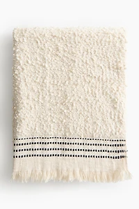 Bouclé Cotton-Blend Throw