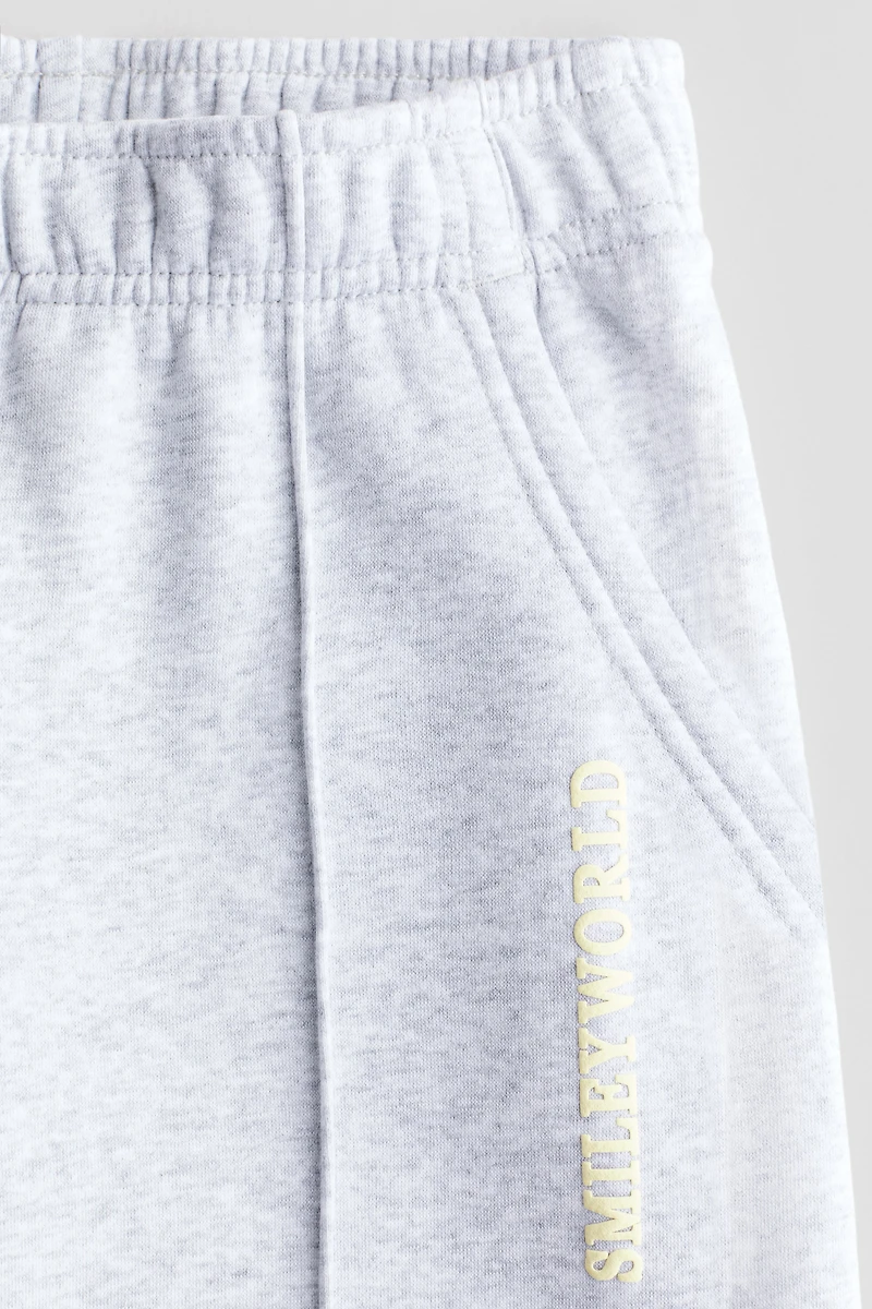 Sweatpant Joggers with Printed Motif
