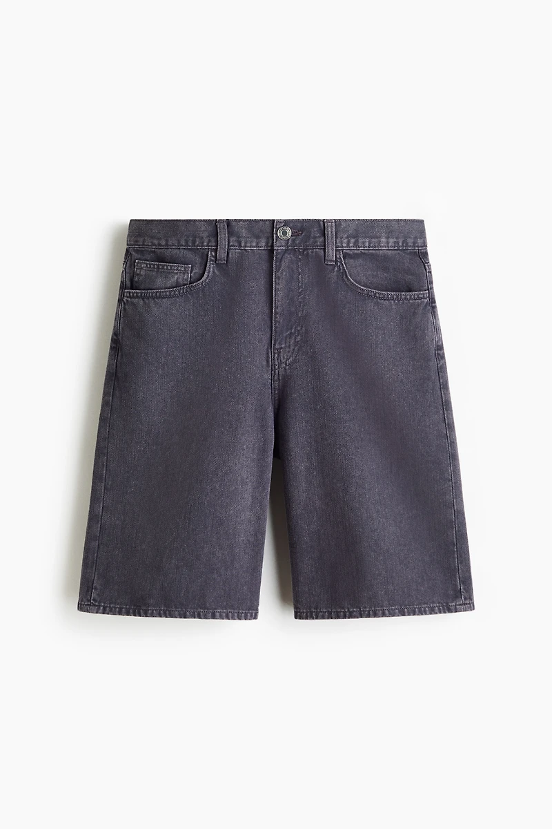 Relaxed Denim Shorts