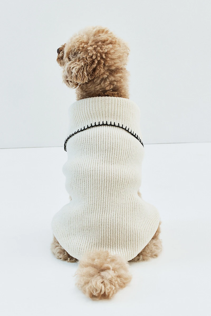 Rib-Knit Dog Sweater