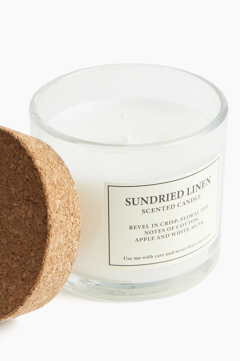 Scented Candle with Cork Lid