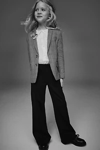 Pantalon large en jersey point de Rome