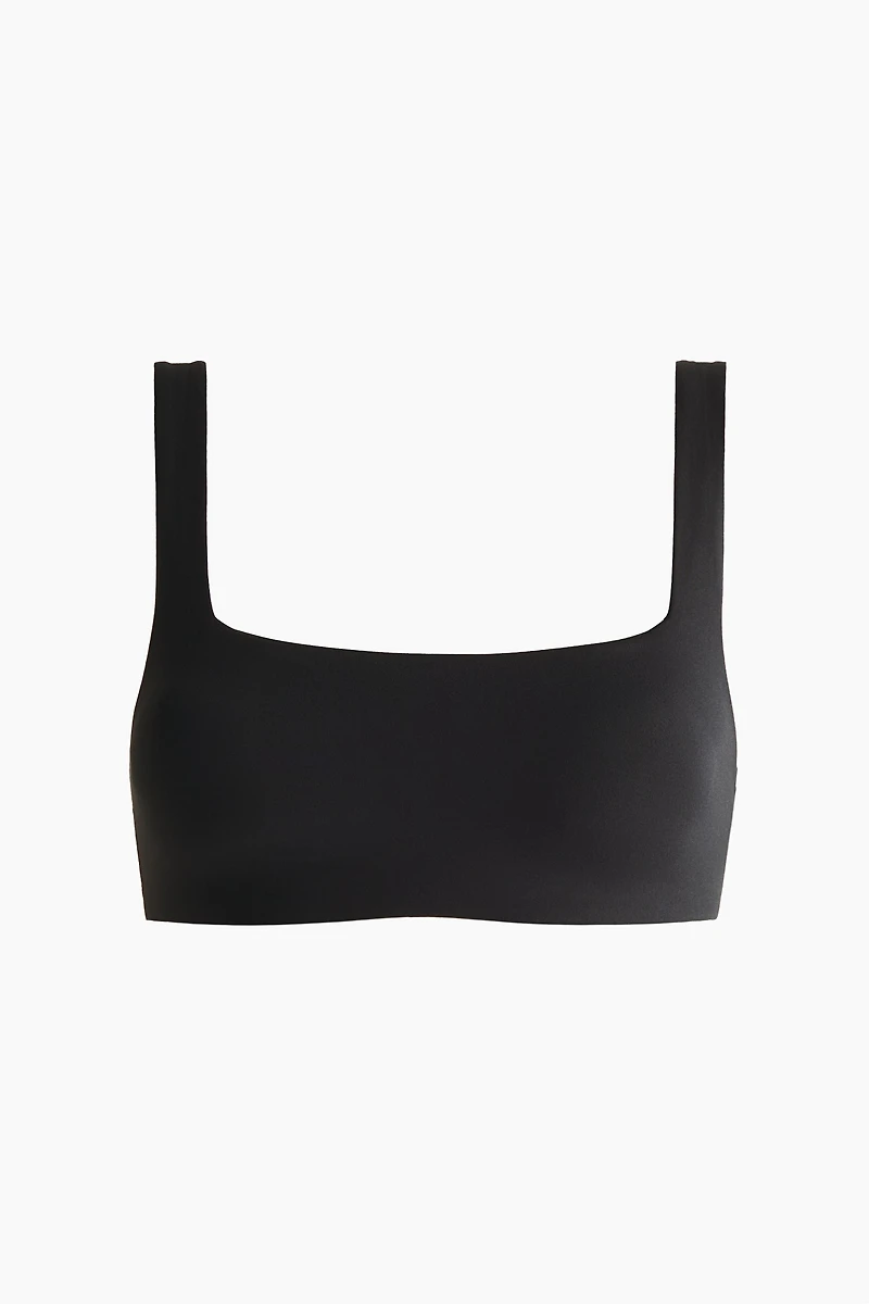 Padded Soft-Cup Microfiber Bra