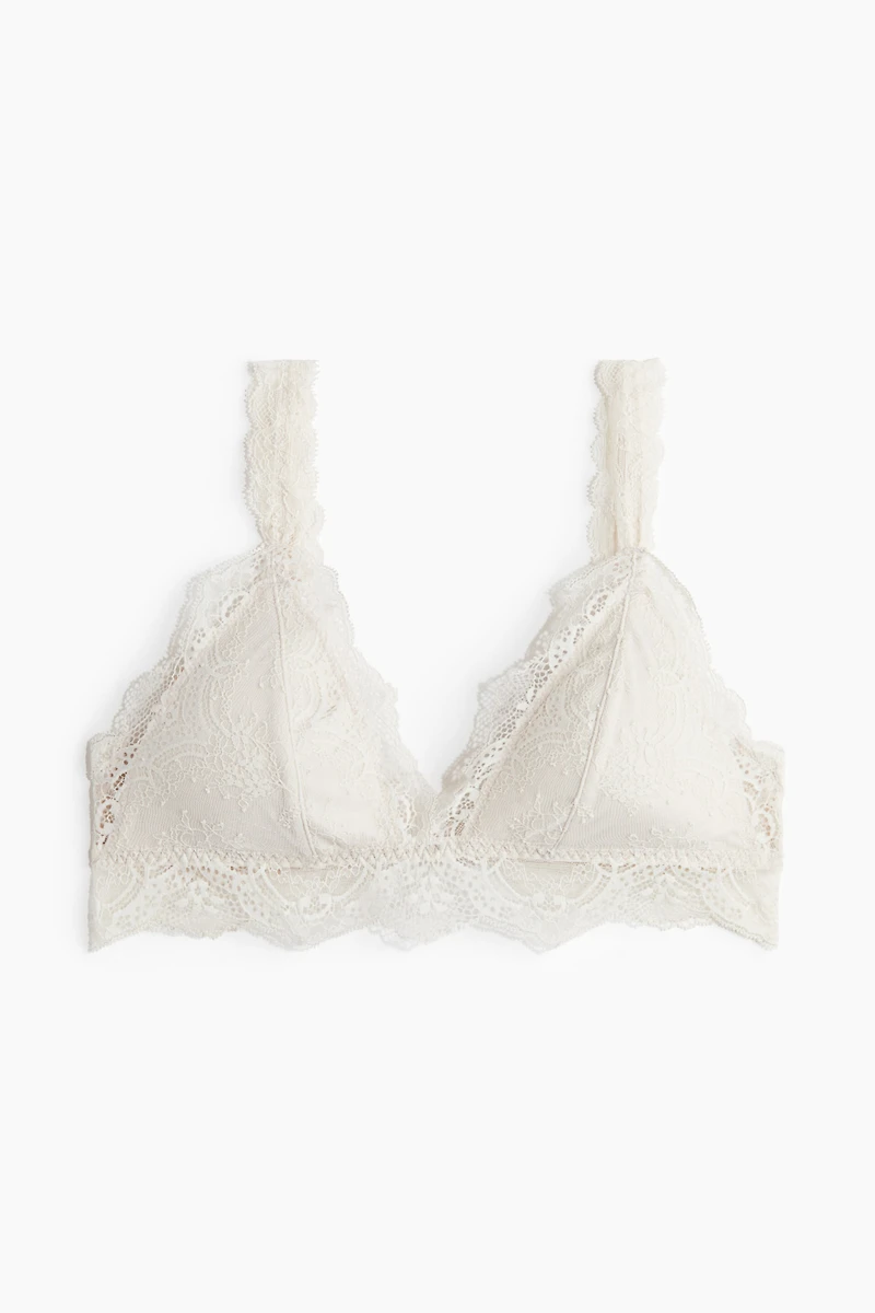 Padded Soft-Cup Lace Bra