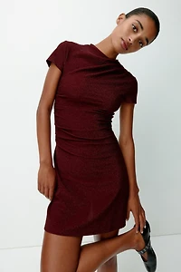 Robe à effet drapé