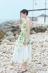 Cotton Strappy Dress