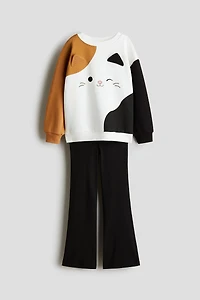 2-Piece Sweatshirt and Leggings Set