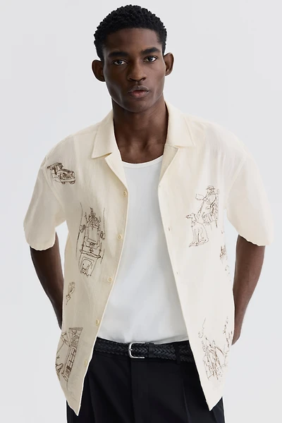 Relaxed-Fit Cotton Resort Shirt