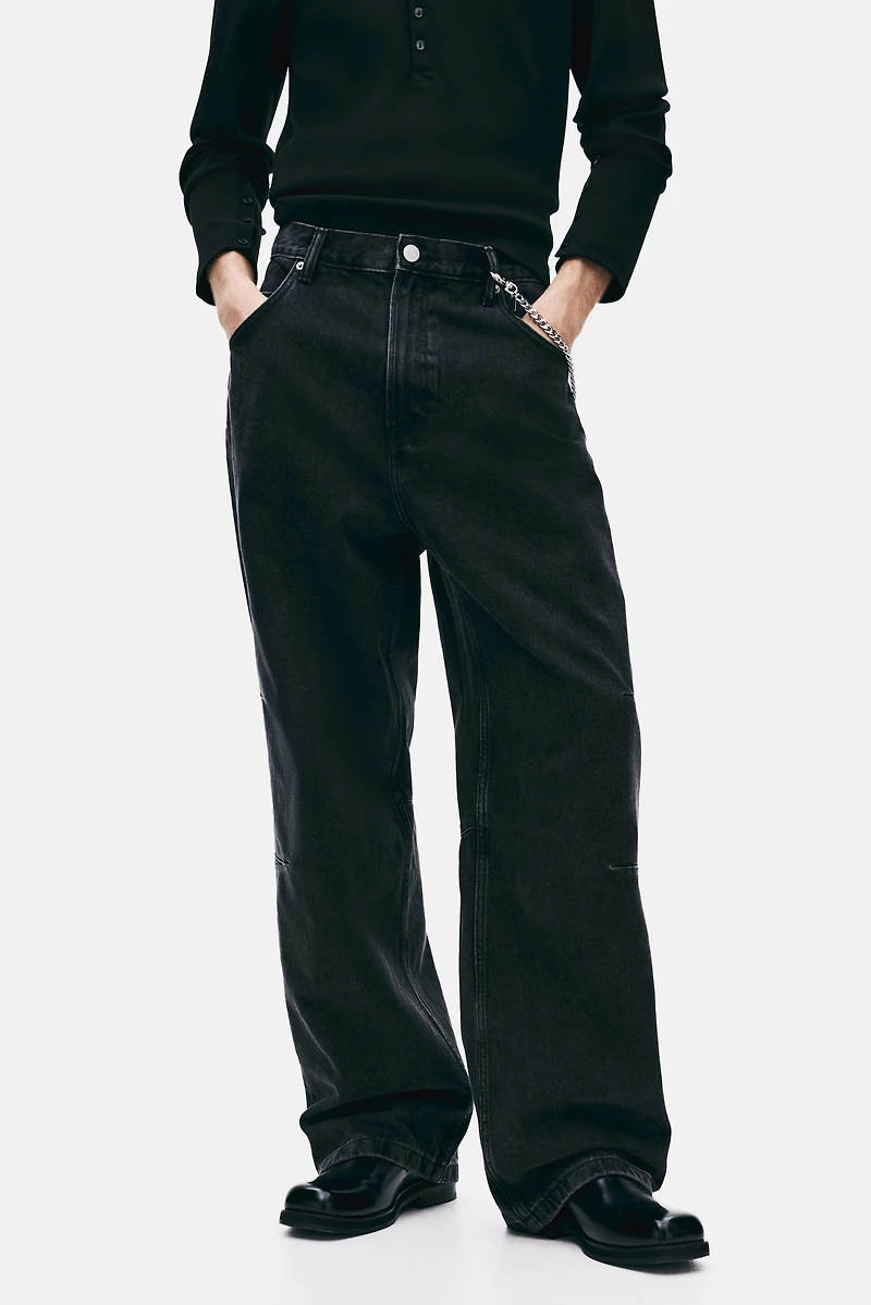 Baggy Darted Jeans