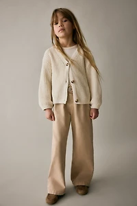Wide Leg Paper-bag Jeans