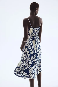 Robe en jersey froissé