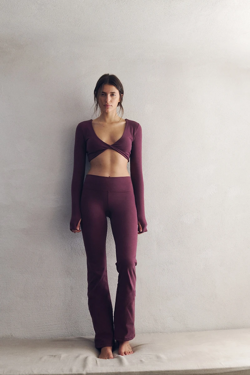 Flared Sports Leggings