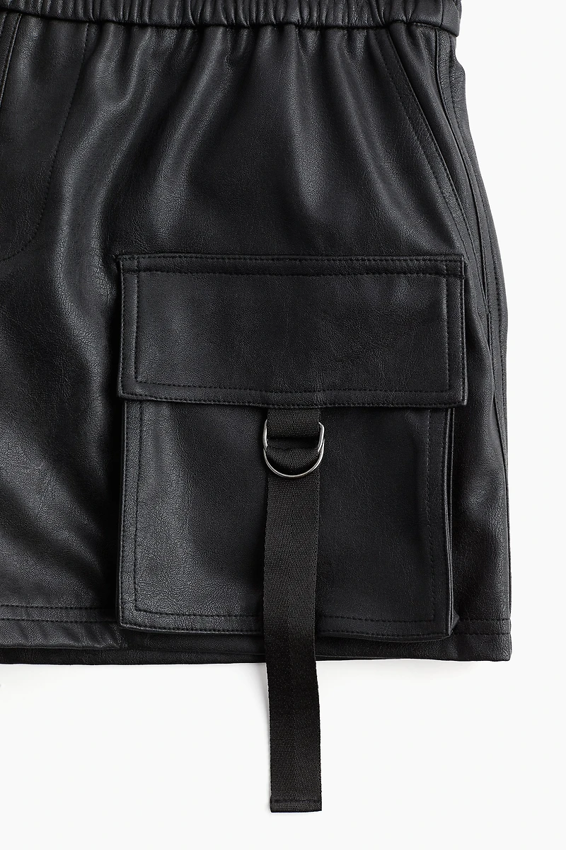 Coated Cargo Shorts