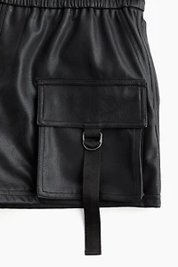 Coated Cargo Shorts