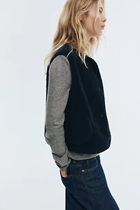 Veste sans manches en polar