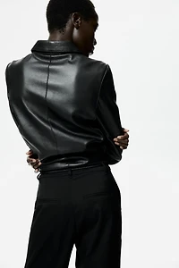 Straight-Leg Pants with Belt