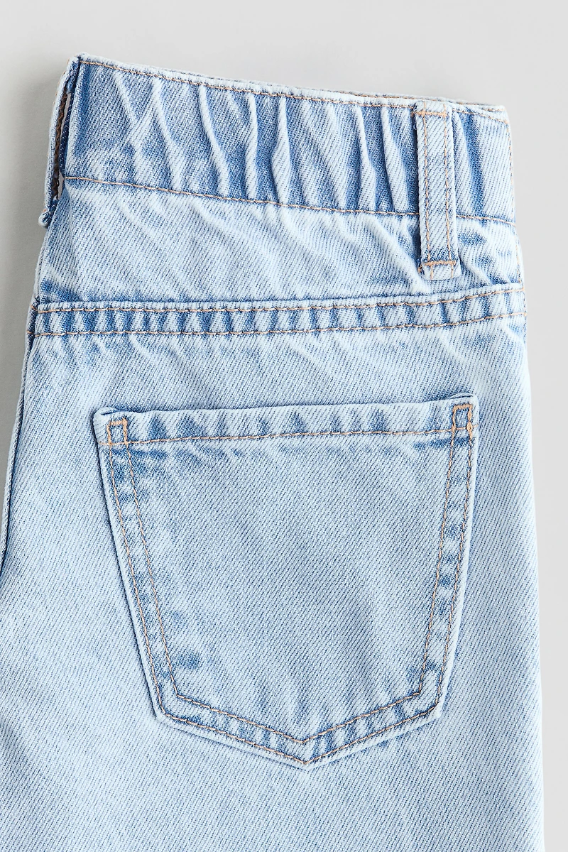Jean à jambes larges avec motifs