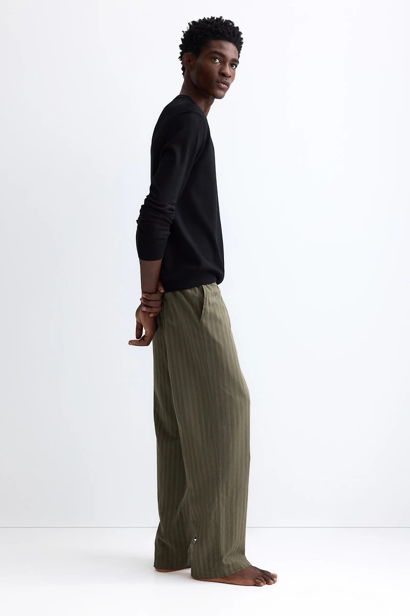 Relaxed-Fit Poplin Pants