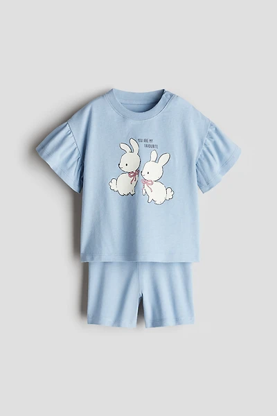 Ensemble 2 pièces en jersey de coton
