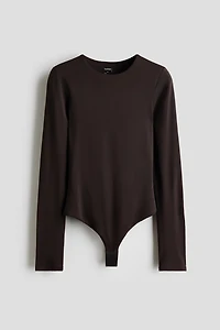 Maillot Tanga sculptant à manches longues