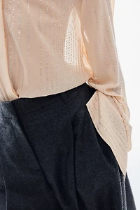 Chemise ornée de strass
