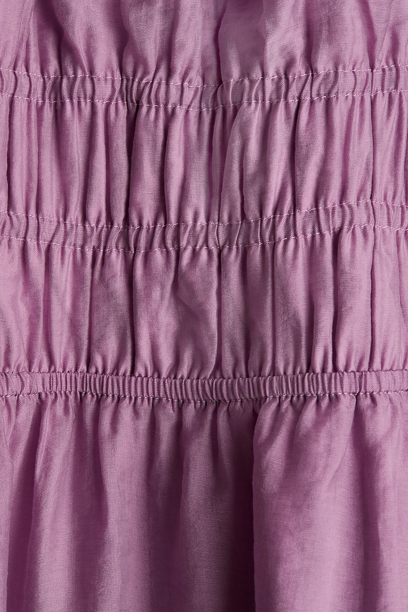 Smocked-Detail Dress