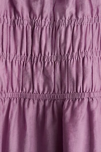 Smocked-Detail Dress