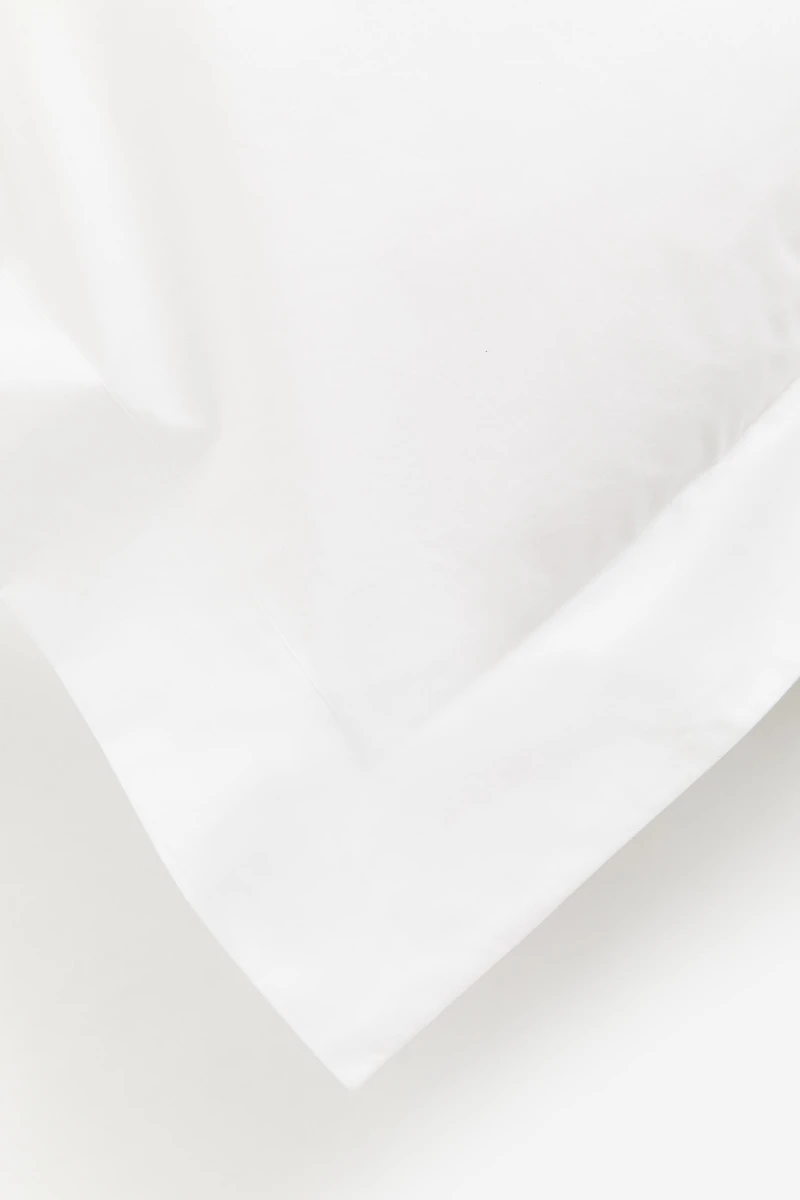 Taie d'oreiller en percale de coton