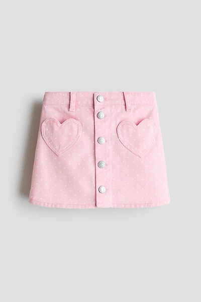 A-Line Denim Skirt
