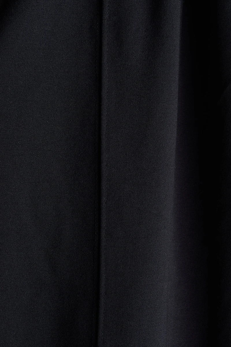 Barrel-Leg Ponte Pants