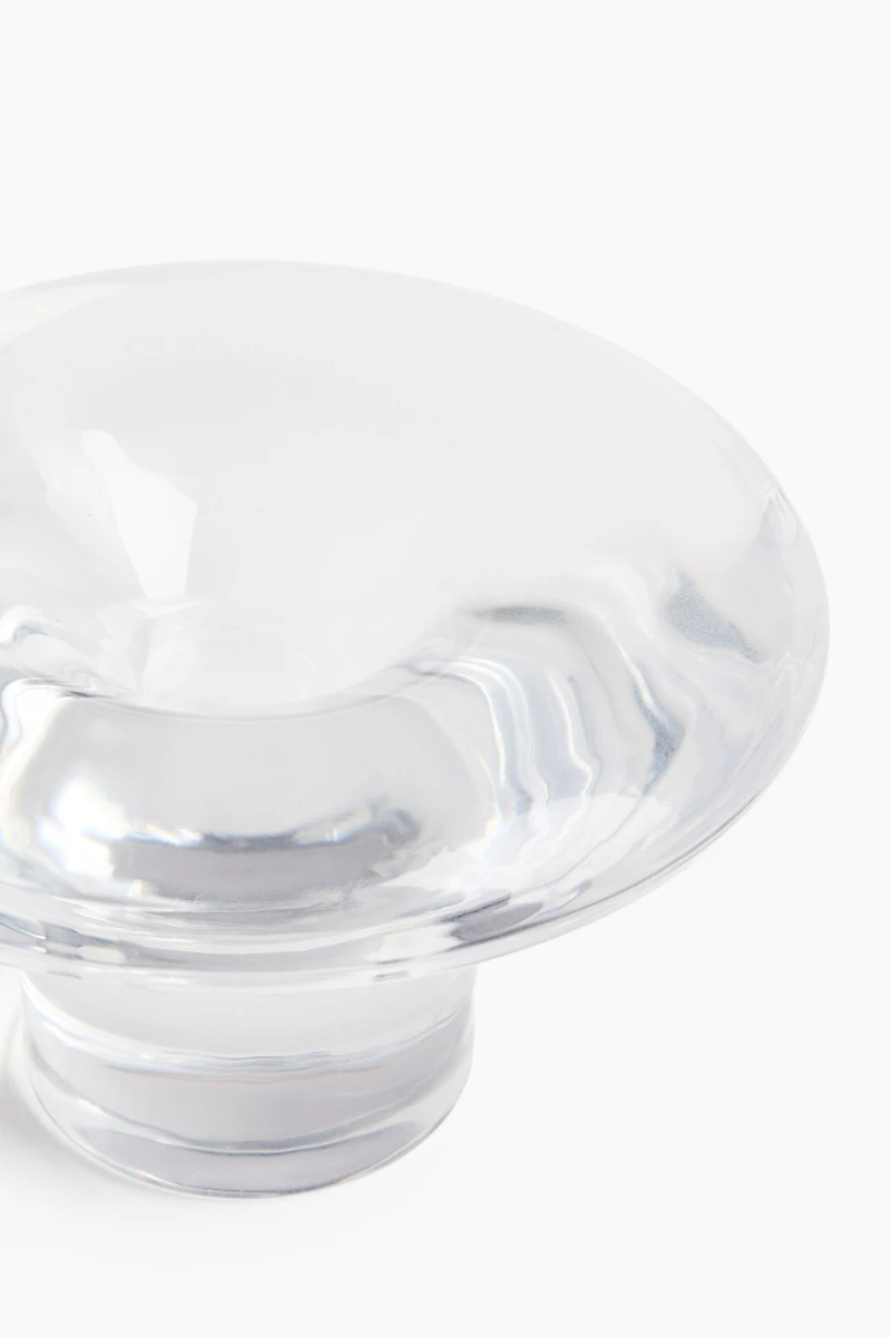 Glass Candleholder